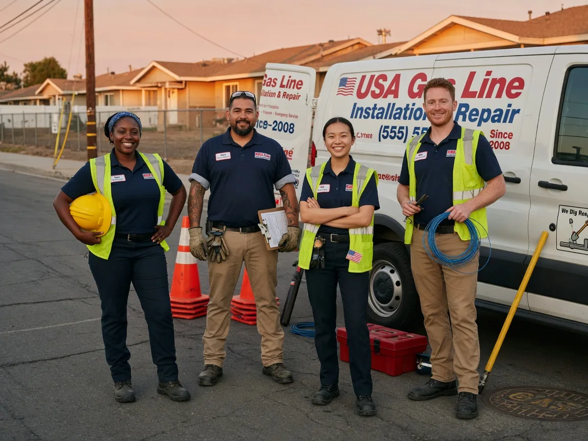 Gas Line Installation company in Pesotum, IL